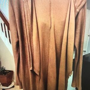 Tan Long Cardigan